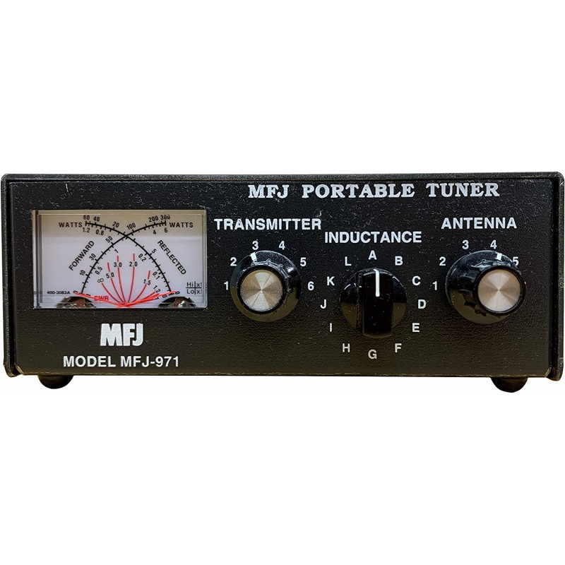 MFJ-971 antenninvirityslaite 200 W. Myös 6 W QRP-asetus