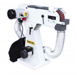 NOVA 75DC Metallbandslipmaskin med spånsug