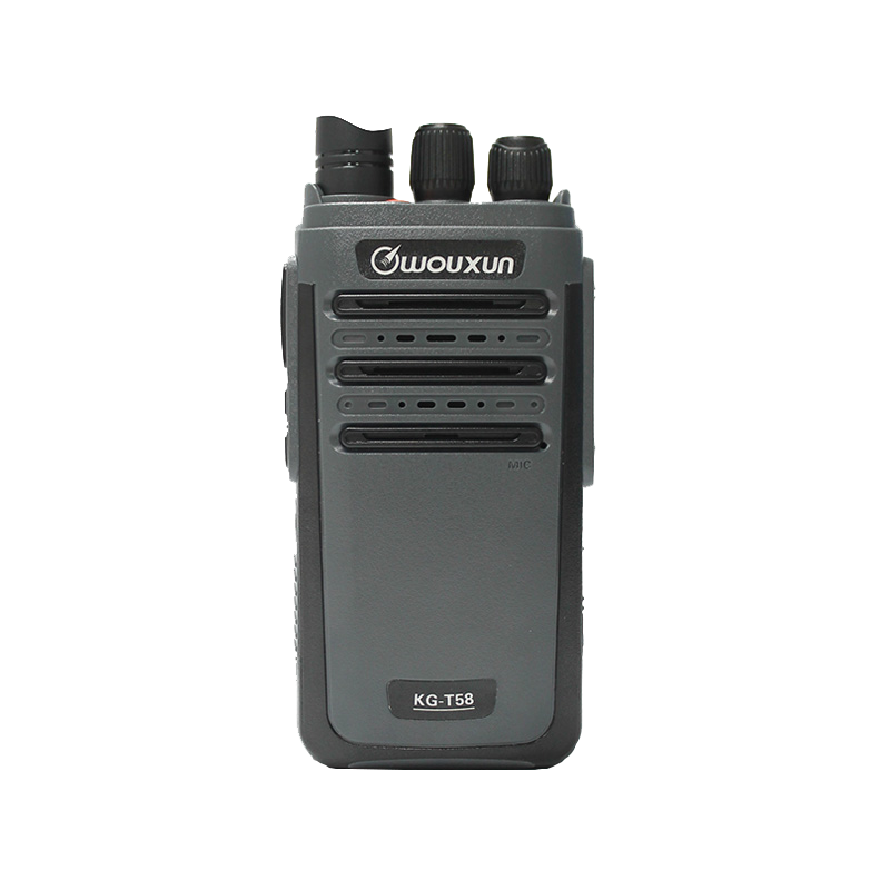 Wouxun KG-T58 IP65 UHF-käsiraadio professionaalseks kasutamiseks USB-C-liidesega.