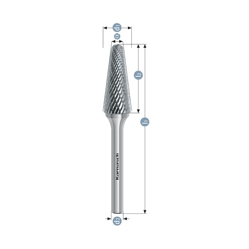 Karnasch Rotary burr - Form/Shape L