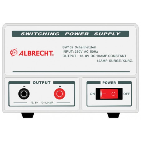 Albrecht SW102 RF 13,8 V DC / 10 A power supply