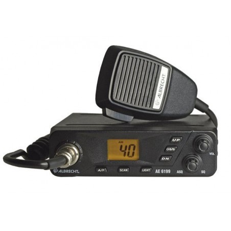 Albrecht AE-6199 H DX heavy duty LA-radiopuhelin 4 W  AM/FM 40 kanavaa