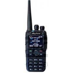 Anytone AT-D878UV VHF/UHF analoginen/digitaalinen käsiradiopuhelin 3100 mAh akulla