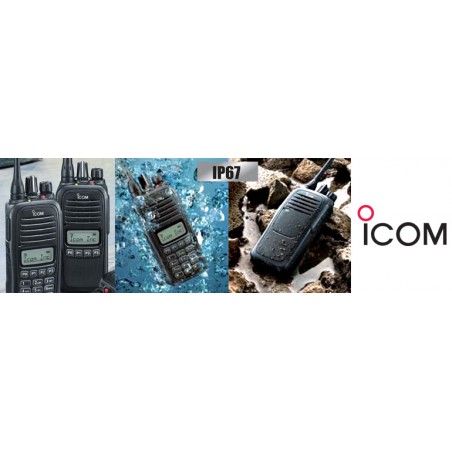 Icom IC-F1000 VHF-käsiraadio professionaalseks kasutamiseks.