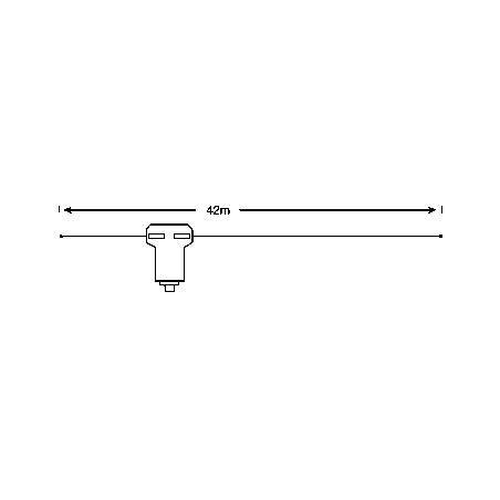 Windom-antenni 42 m 200 W