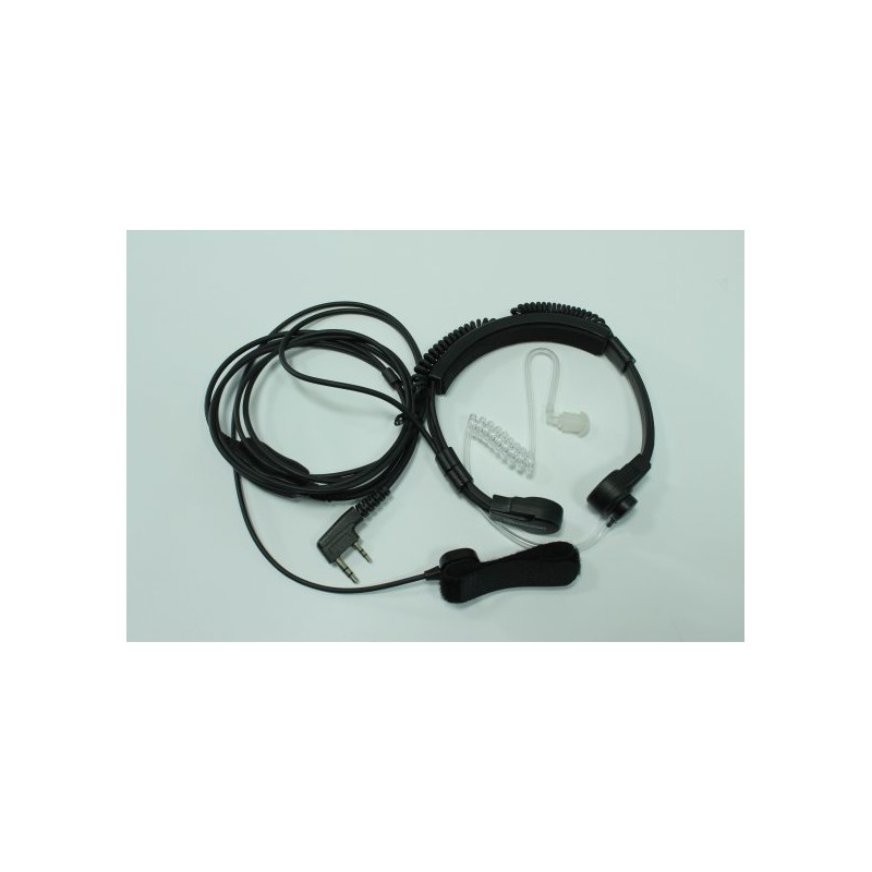 Wouxun throat microphone with earphone