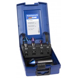Karnasch Försänkare 90° 5 st HSS-Xe Blue-Tec-beläggning.