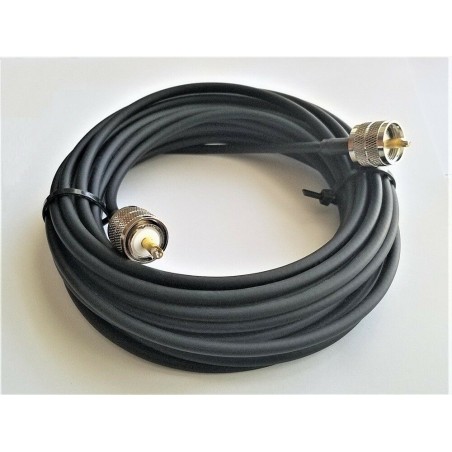 RG-58 MIL C17 cable with PL-259 connectors, 25 m